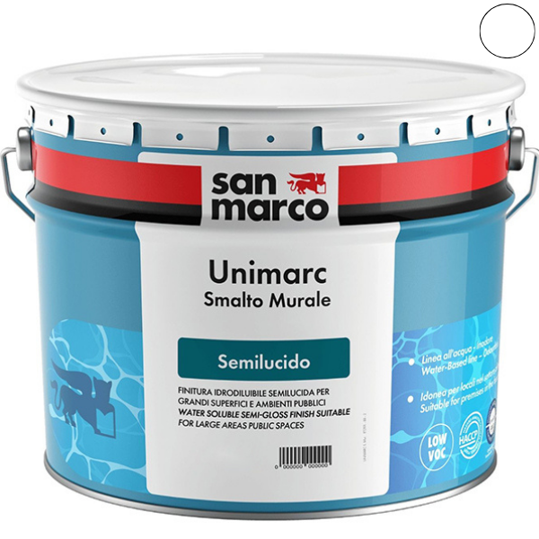 SAN Marco Unimarc Smalto Murale Semilucido Bianco - SAN MARCO